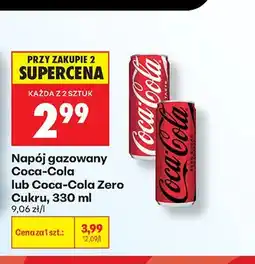 Biedronka Napój gazowany Coca-Cola Zero Cukru oferta
