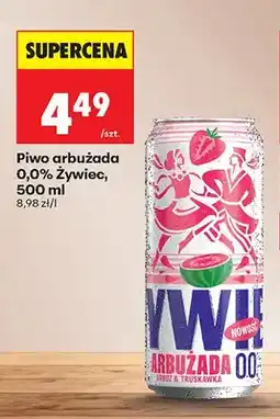 Biedronka Piwo arbuzada Żywiec oferta