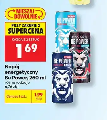 Biedronka Napój energetyczny Be Power Classic oferta