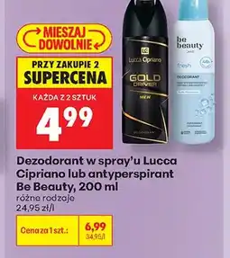 Biedronka Antyperspirant w spray'u Be Beauty Fresh oferta