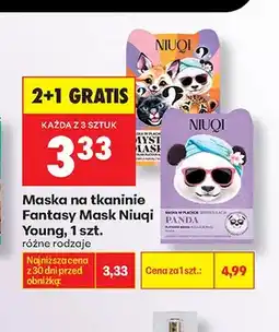 Biedronka Maska na tkaninie Fantasy Mask Niuqi Mystic oferta