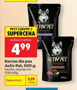 Biedronka Karma dla psa Activ Pet z jagnięciną oferta