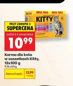 Biedronka Karma dla kota w saszetkach Kitty 12-pak oferta