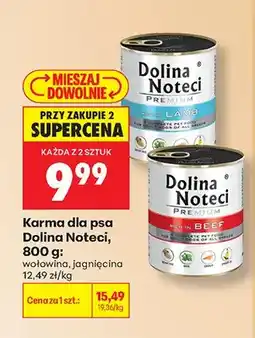Biedronka Karma dla psa Dolina Noteci z wołowiną oferta
