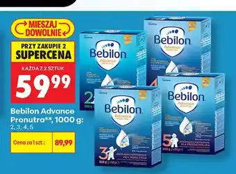 Biedronka Mleko modyfikowane Bebilon Advance Pronutra 4 oferta