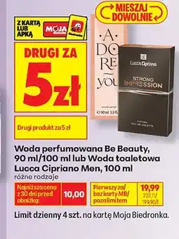 Biedronka Woda perfumowana Be Beauty Adore You oferta