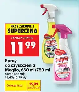 Biedronka Spray do czyszczenia odtłuszczacz Meglio oferta