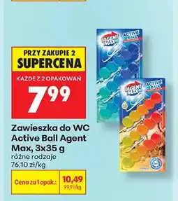 Biedronka Zawieszka do WC Active Ball Agent Max Citrus oferta
