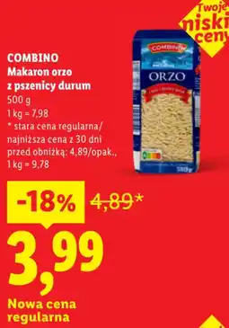 Lidl COMBINO Makaron orzo z pszenicy durum oferta