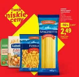 Lidl COMBINO Makaron spaghetti z pszenicy durum oferta