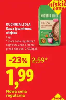 Lidl KUCHNIA LIDLA Kasza jęczmienna wiejska oferta