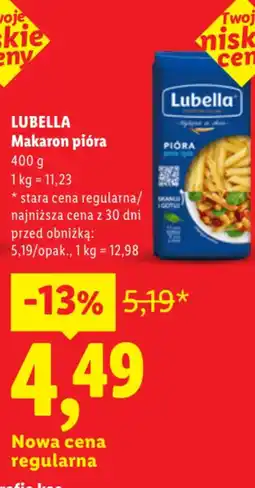 Lidl LUBELLA Makaron pióra oferta