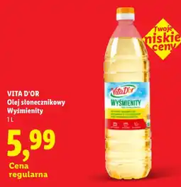 Lidl VITA D'OR Olej słonecznikowy Wyśmienity oferta
