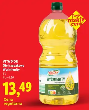 Lidl VITA D'OR Olej rzepakowy Wyśmienity oferta
