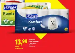 Lidl FLORALYS Papier toaletowy 3-warstwowy 10 rolek 1 rolka = 1,40 oferta