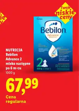 Lidl NUTRICIA Bebilon Advance 2 mleko następne 2 oferta