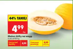 Biedronka Melon żółty na wagę oferta