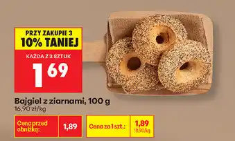 Biedronka Bajgiel z ziarnami oferta