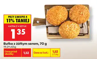 Biedronka Bułka z żółtym serem oferta