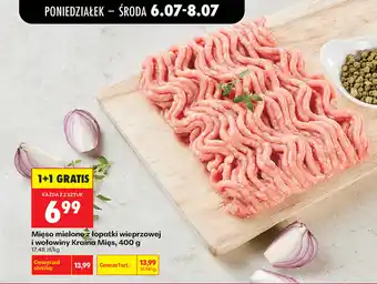 Biedronka Mięso mielone z łopatki wieprzowej i wołowej Kraina Mięs oferta