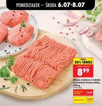 Biedronka Mięso mielone z indyka na kotlety Kraina Mięs oferta