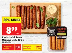 Biedronka Kiełbaski ziołowe Czas na Grill oferta