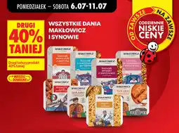 Biedronka Wszystkie dania Makłowicz i Synowie oferta