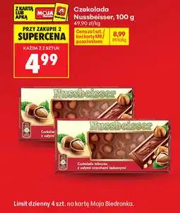 Biedronka Czekolada Nussbeisser oferta