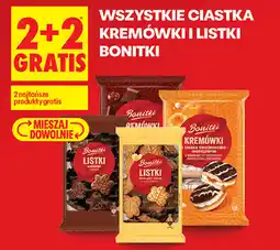 Biedronka Wszystkie ciastka kremówki i listki Bonitki oferta