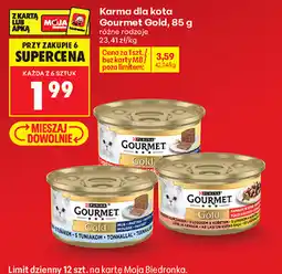 Biedronka Karma dla kota Gourmet Gold oferta