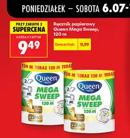 Biedronka Ręcznik papierowy Queen Mega Sweep oferta