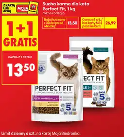 Biedronka Sucha karma dla kota Perfect Fit oferta