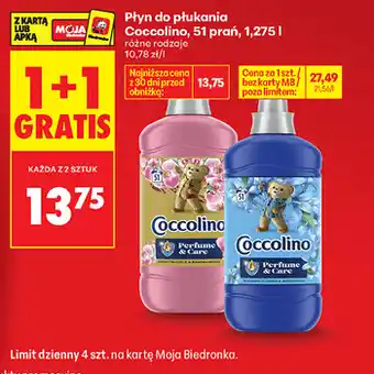 Biedronka Płyn do płukania Coccolino, 51 prań oferta