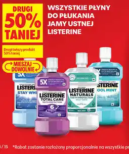 Biedronka WSZYSTKIE PŁYNY DO PŁUKANIA JAMY USTNEJ LISTERINE oferta