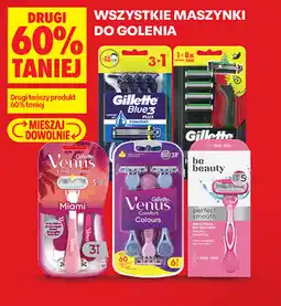 Biedronka Maszynki do golenia Gillette, Venus, Be Beauty oferta
