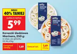 Biedronka Koreczki śledziowe Marinero oferta