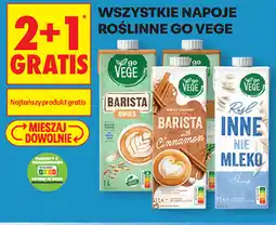 Biedronka Wszystkie napoje roślinne Go Vege oferta
