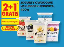 Biedronka Jogurty owocowe w kubeczku Fruvita oferta