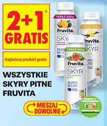 Biedronka Wszystkie skyry pitne Fruvita oferta