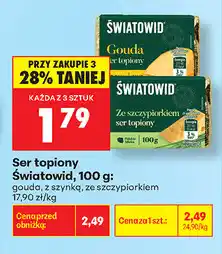 Biedronka Ser topiony Światowid oferta