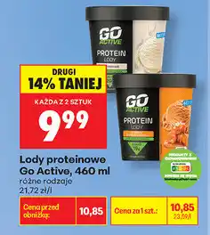 Biedronka Lody proteinowe Go Active oferta