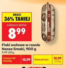 Biedronka Flaki wołowe w rosole Nasze Smaki oferta