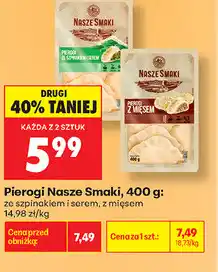Biedronka Pierogi Nasze Smaki oferta