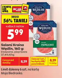 Biedronka Salami Kraina Wędlin oferta