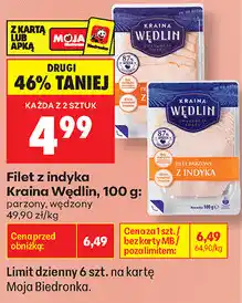 Biedronka Filet z indyka Kraina Wędlin oferta