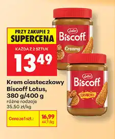 Biedronka Krem ciasteczkowy Biscoff Lotus oferta