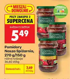 Biedronka Pomidory Nasza Spiżarnia oferta
