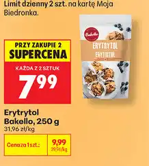 Biedronka Erytrytol Bakello oferta