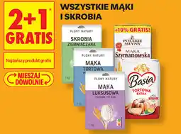 Biedronka Wszystkie mąki i skrobia Plony Natury, Basia, Polskie Młyny oferta