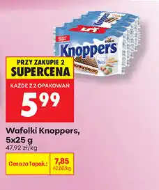 Biedronka Wafelki Knoppers oferta